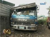 24 Oras: Ginang, patay nang mahagip ng dump truck; dalawa niyang anak, sugatan
