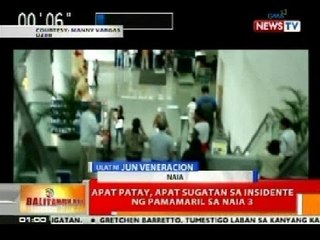 BT: 4 patay, 4 sugatan sa insidente ng pamamaril sa NAIA 3