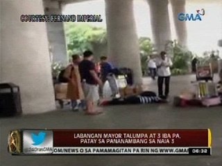 24 Oras: Labangan Mayor Talumpa at 3 iba pa, patay sa pananambang sa NAIA 3