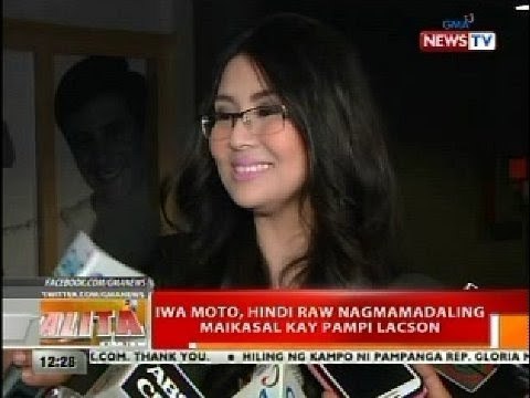 BT: Iwa Moto, hindi raw nagmamadaling maikasal kay Pampi Lacson