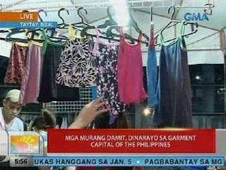 UB: Mga murang damit, dinarayo sa Garment Capital of the Philippines