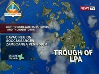 NTVL: Makulimlim na panahon, asahan sa Mindanao ngayong araw