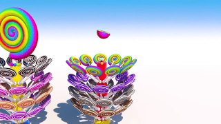 Learning Colors with 3D Lollipops Tree for Kids and Children