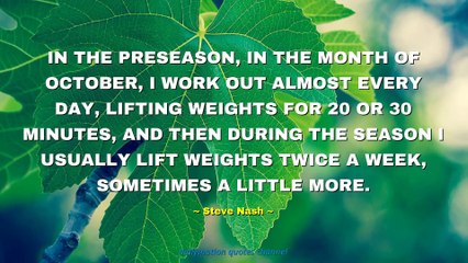 Steve Nash Quotes #2