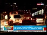 BP: Daloy ng trapiko sa mga kalsadang malapit sa mga mall, mabagal pa rin