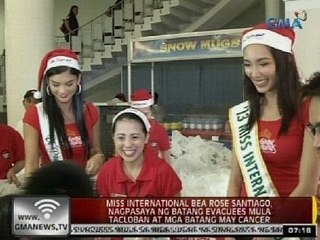 24Oras: Bea Rose Santiago, nagpasaya ng batang evacuees mula Tacloban at mga batang may cancer