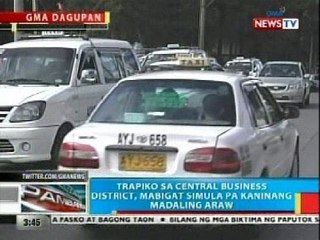 BP: Trapiko sa central business district sa Cavite, mabigat simula pa kaninang madaling araw
