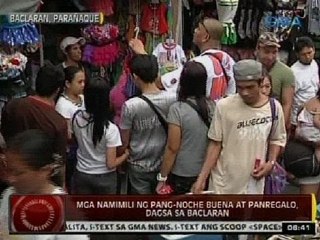 24Oras: Mga namimili ng pang-Noche Buena at panregalo, dagsa sa Baclaran