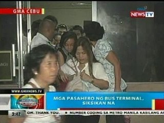 BP: Mga pasahero ng bus terminal sa Cebu, siksikan na