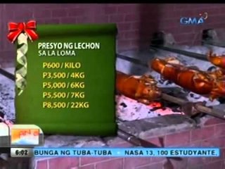 Mga tindahan ng lechon sa La Loma, abala na sa inaasahang pagbuhos ng mamimili
