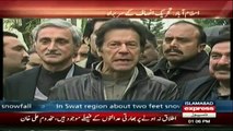 PM's lawyer said in SC that we don't have money trail - Imran Khan outside SC