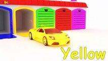 Learn Colors with Vehicles Cars Trucks for Kids - Colours for Children - Learning Videos