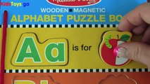 NEW Play Doh Toys  - Learn ABC Alphabet ABC Puzzle Book! FUN ABC Alphabet Puzzle Book Video For