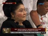 24 Oras: Rep. Imelda Marcos, nangakong tutulong sa mga biktima ng Yolanda
