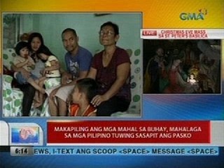 Makapiling ang mga mahal sa buhay, mahalaga sa mga Pilipino tuwing sasapit ang Pasko