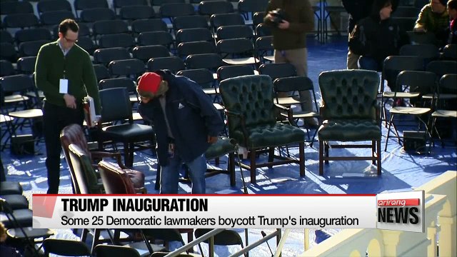 At least 25 Democratic lawmakers boycott Trump's inauguration