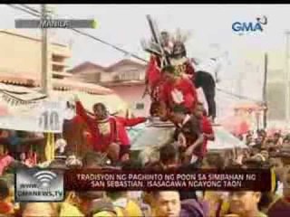 Video herunterladen: 24 Oras: Paligid ng Quiapo Church at kalsadang dadaanan ng prusisyon, inihahanda na