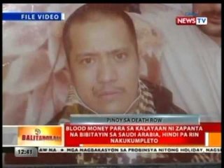 BT: Blood money para sa kalayaan ni Zapanta, 'di pa rin nakukumpleto