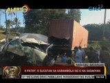 24 Oras: 7 patay sa magkahiwalay na aksidente sa Batangas