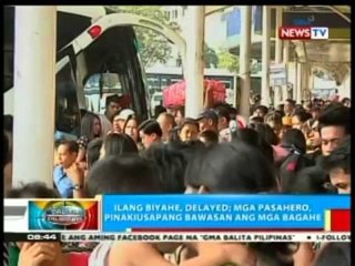BP: Mga pauwing probinsya, dagsa na sa mga bus station