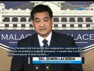 Saksi: Resignation ni Energy Sec. Jericho Petilla, 'di tinanggap ni Pres. Aquino