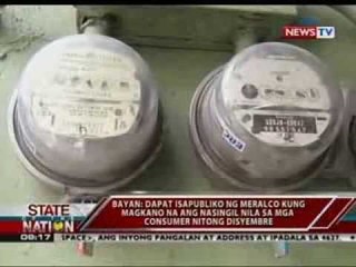 SONA: Meralco, ibinalik muna sa P5.67/kwh ang generation charge