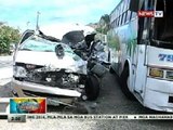 BP: 1 patay, 10 sugatan sa banggaan ng mini bus at van sa Ilocos Norte