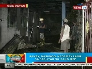 BP: Bahay sa Davao, nasunog