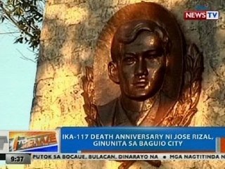 NTG: Ika-117th death anniversary ni Jose Rizal, ginunita sa Baguio City