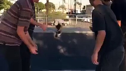 L'entraide pour ce skater