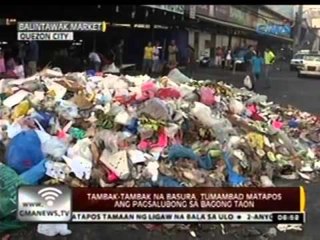 24 Oras: Tambak-tambak na basura, tumambad matapos ang pagsalubong sa bagong taon