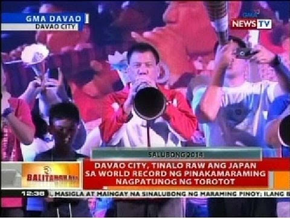 BT: Davao City, tinalo raw ang Japan sa world record ng pinakamaraming nagpatunog ng torotot