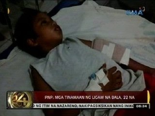 24 Oras: Sanggol, patay matapos tamaan ng ligaw na bala