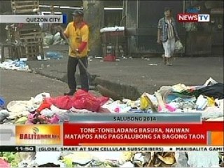 BT: Tone-toneladang basura, naiwan matapos ang pagsalubong sa Bagong Taon