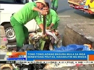 NTG: Tone-tonelada basura mula sa mga ibinentang prutas, hahakutin ng MMDA