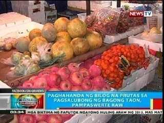 BP: Paghahanda ng bilog na prutas sa pagsalubong ng Bagong Taon, pampaswerte raw