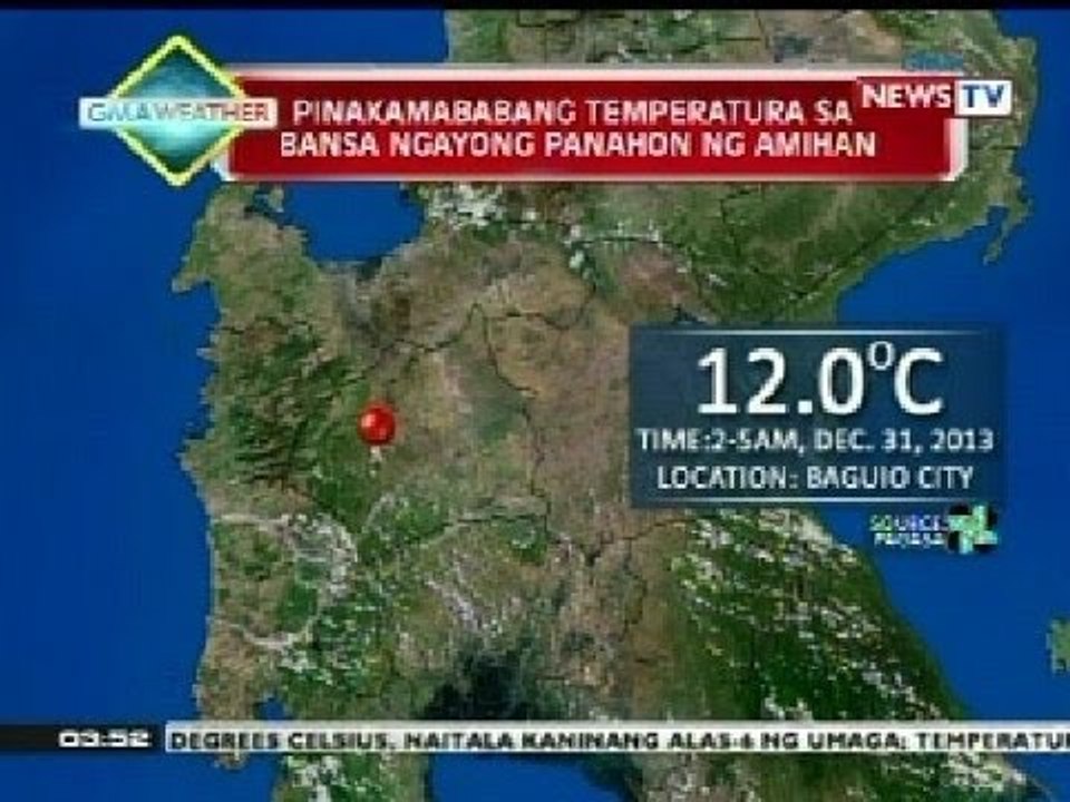 BP: Weather update as of 3:52 p.m. (Dec. 31, 2013)