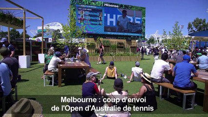 Tennis: Lancement de l'Open d'Australie à Melbourne