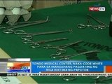 Tondo Medical Center, naka-code white para sa inaasahang pagdating ng mga biktima ng paputok