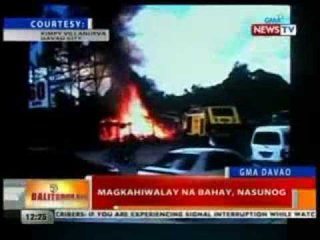BT: Magkahiwalay na bahay sa Davao City, nasunog