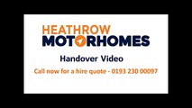 Motorhome hire and campervan rental Heathrow - Call 01932 30