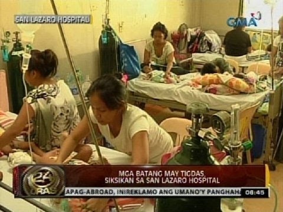 24 Oras: Outbreak ng tigdas, idineklara ng DOH sa ilang lugar sa Metro Manila