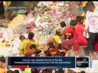 Saksi: Halos 100, nasaktan sa gitna ng Thanksgiving procession ng Itim na Nazareno