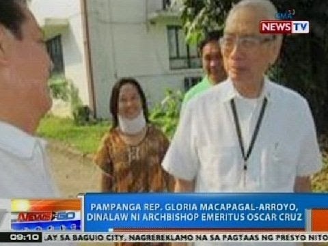 NTG: Rep. Gloria Arroyo, dinalaw ni Archbishop Emeritus Oscar Cruz
