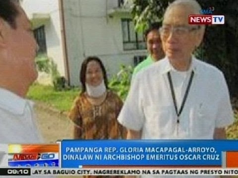 NTG: Rep. Gloria Arroyo, dinalaw ni Archbishop Emeritus Oscar Cruz