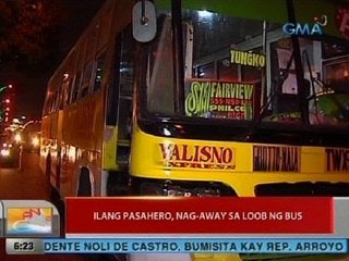 UB: Ilang pasahero, nag-away sa loob ng isang bus sa QC