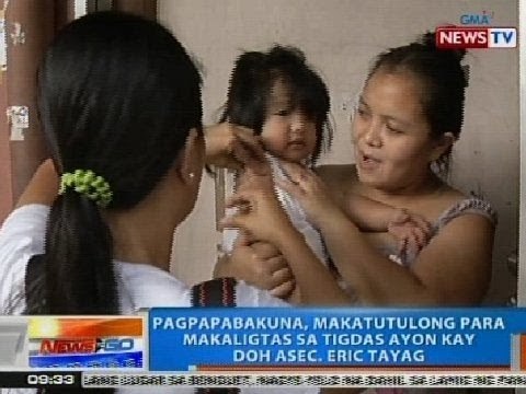 NTG: Asec. Tayag: Pagpapabakuna, makatutulong para makaligtas sa tigdas
