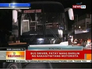 BT: Bus driver, patay nang barilin ng nakagitgitang motorista