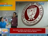 UB: Mga mag-aaral sa kolehiyo, balik-eskwela matapos ang holiday break