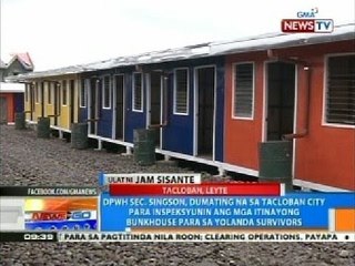 NTG: DPWH Sec. Singson. dumating na sa Tacloban City